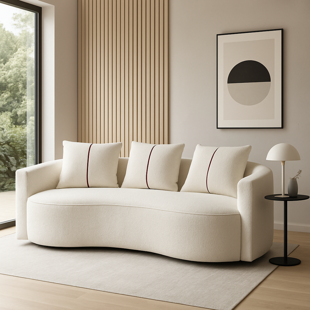 Vista general del sofá Berlín con su diseño elegante.