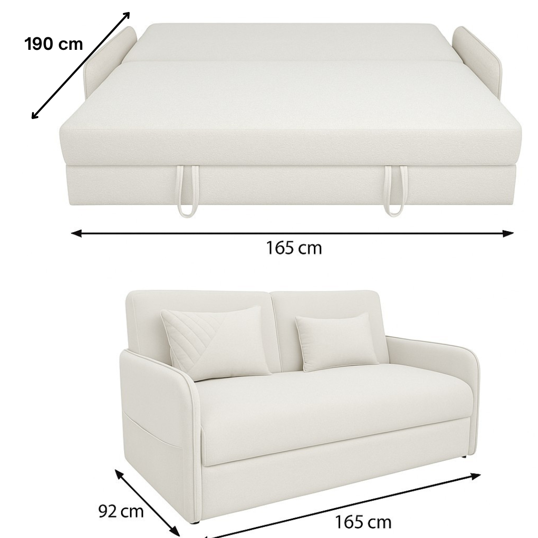 medidas estandar de sofa cama aleman