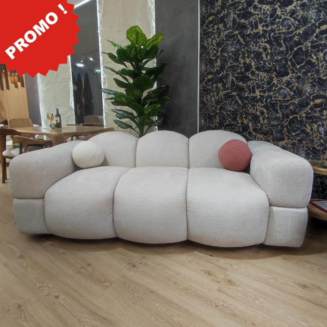 Promocion sofá nube fabricado en madera maciza, espumas certificadas y tapizado en telas premium - Progetto interiores la fabrica de muebles # 1 en colombia